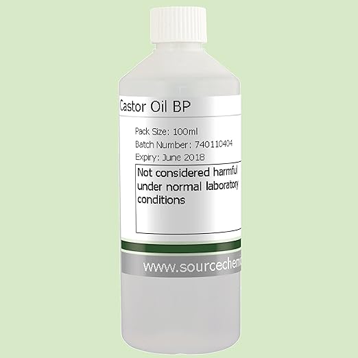 Castor Oil 100ml PHARMACEUTICAL (BP) / COSMETIC / ORGANIC FOOD GRADE