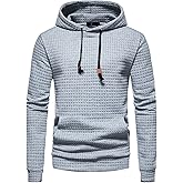 Mens Fashion Hoodies Sweatshirt Casual Long Sleeve Hooded Sweaters Pullover Winter Clothes for Men with Pocket