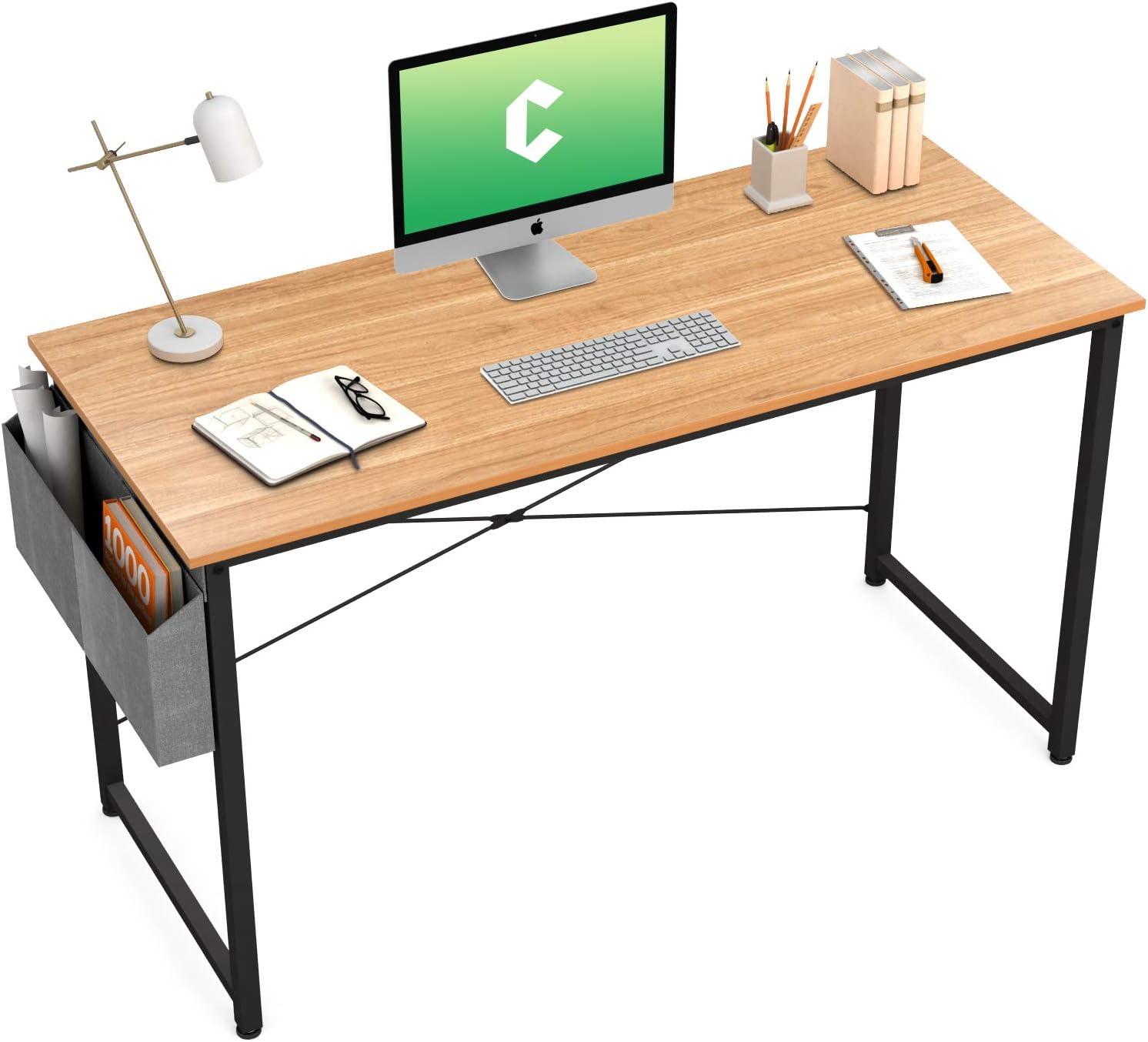 Cubiker Computer Desk 47 inch Home Office Writing Study
