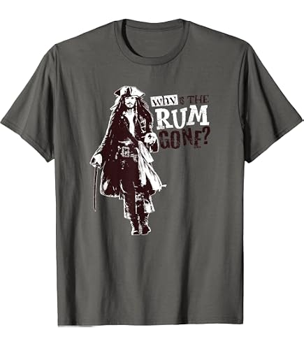 Amazon.com: Pirates of The Caribbean - Jack Sparrow T-Shirt