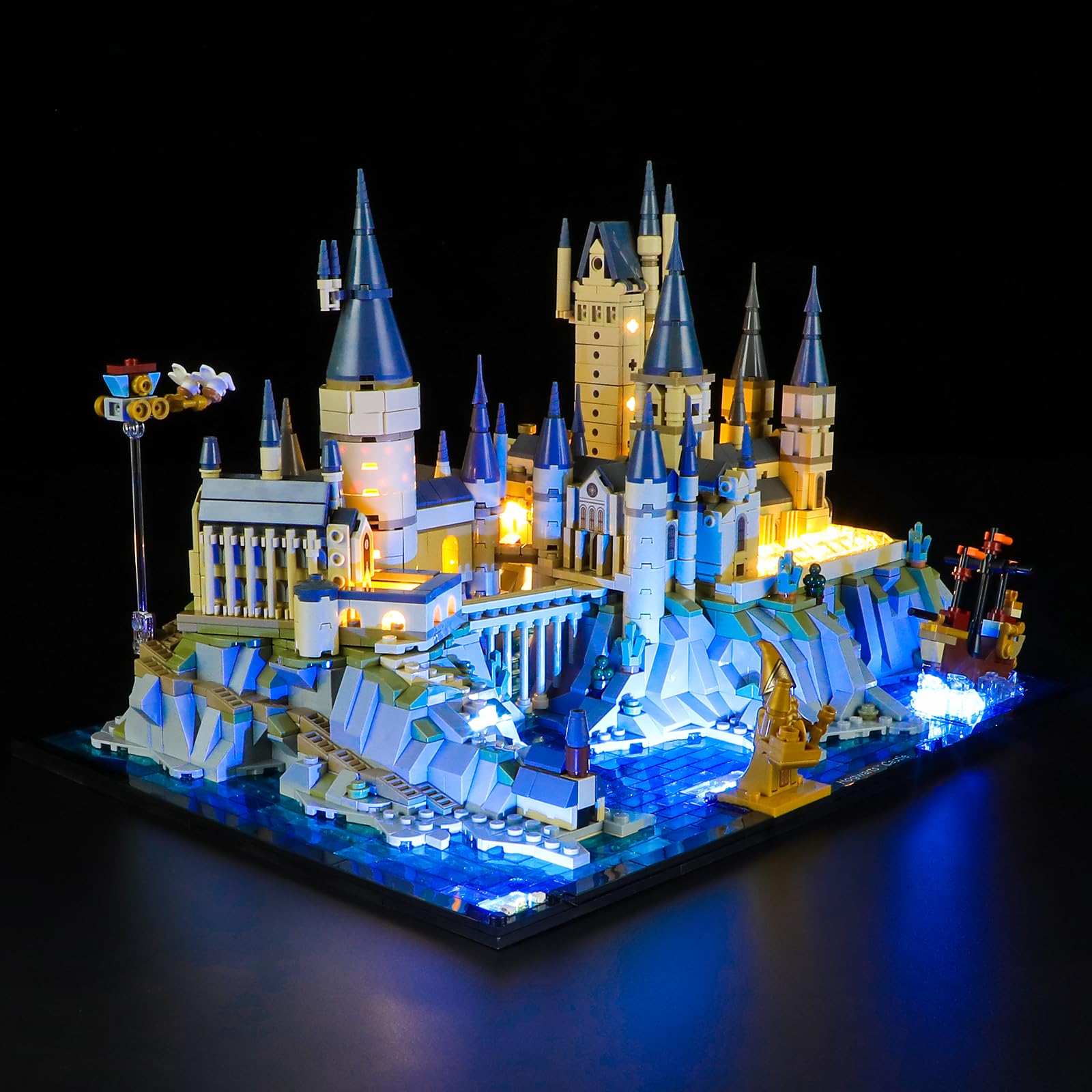 Photo 1 of BRIKSMAX Led Lighting Kit for LEGO-76419 Hogwarts Castle and Grounds - Compatible with Lego Harry Potter Building Set- Not Include Lego Set