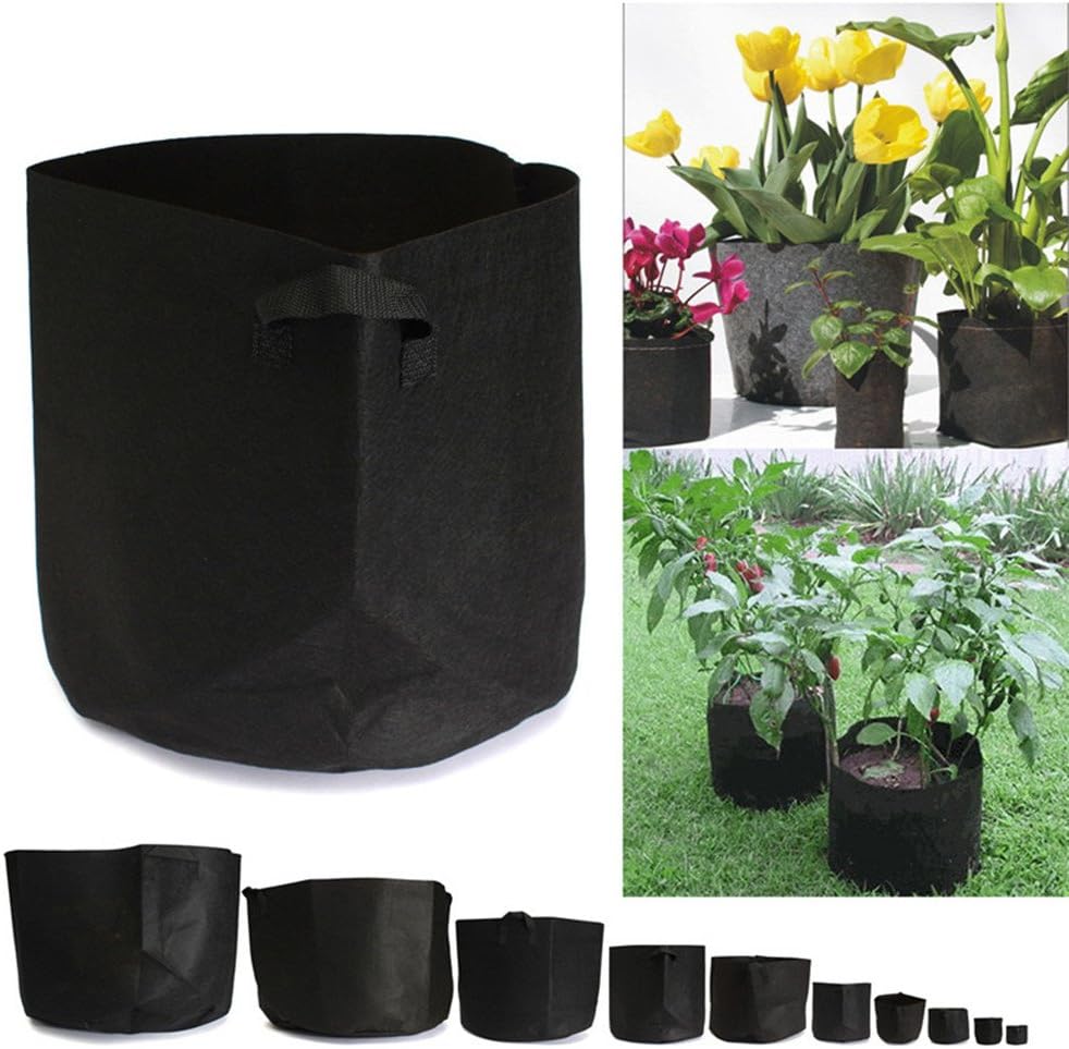 AODO Plant Grow Bag/Aeration Fabric Pot with Handles Soft-Sided Container (20 Gallon)