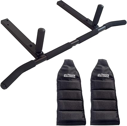 Ultimate Body Press Joist Mount Pull Up Bar Ab Straps Amazon Ca