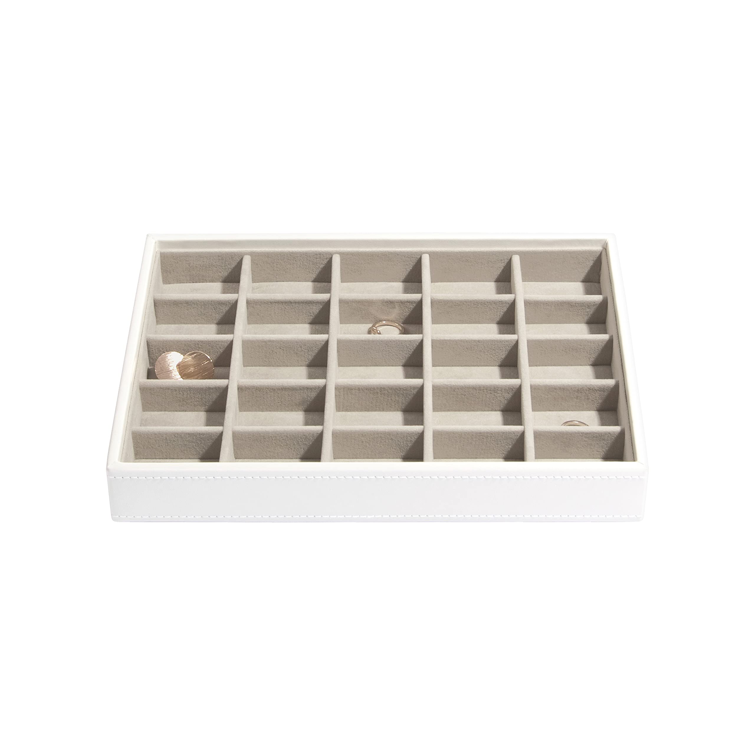 Stackers White Classic Medium Jewellery Box Trinkets Layer โ image 1