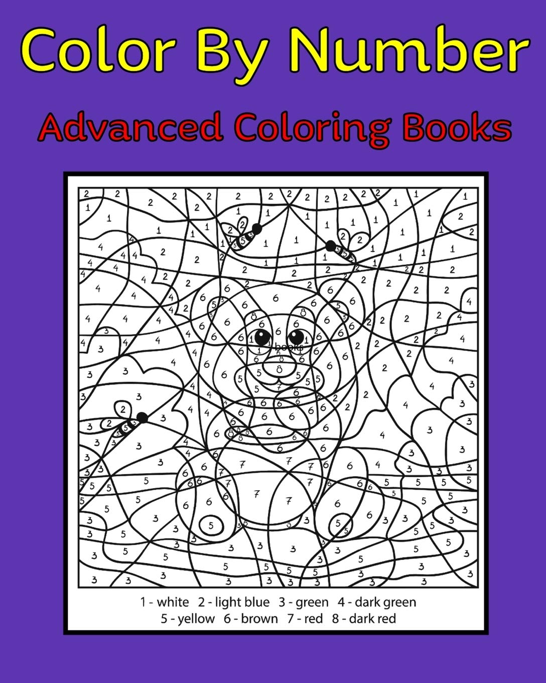 Color By Number Advanced Coloring Books 
