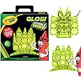 CreateOn Crayola Glow Doodle Magentic Tiles - Magnetic Building Toys for Kids, STEM Toys for Boys and Girls Ages 3+, 30-Piece Set