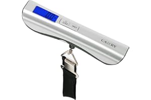 Camry Luggage Scale 110 Lb and Blue Backlight LCD Display Auto Data Lock Function
