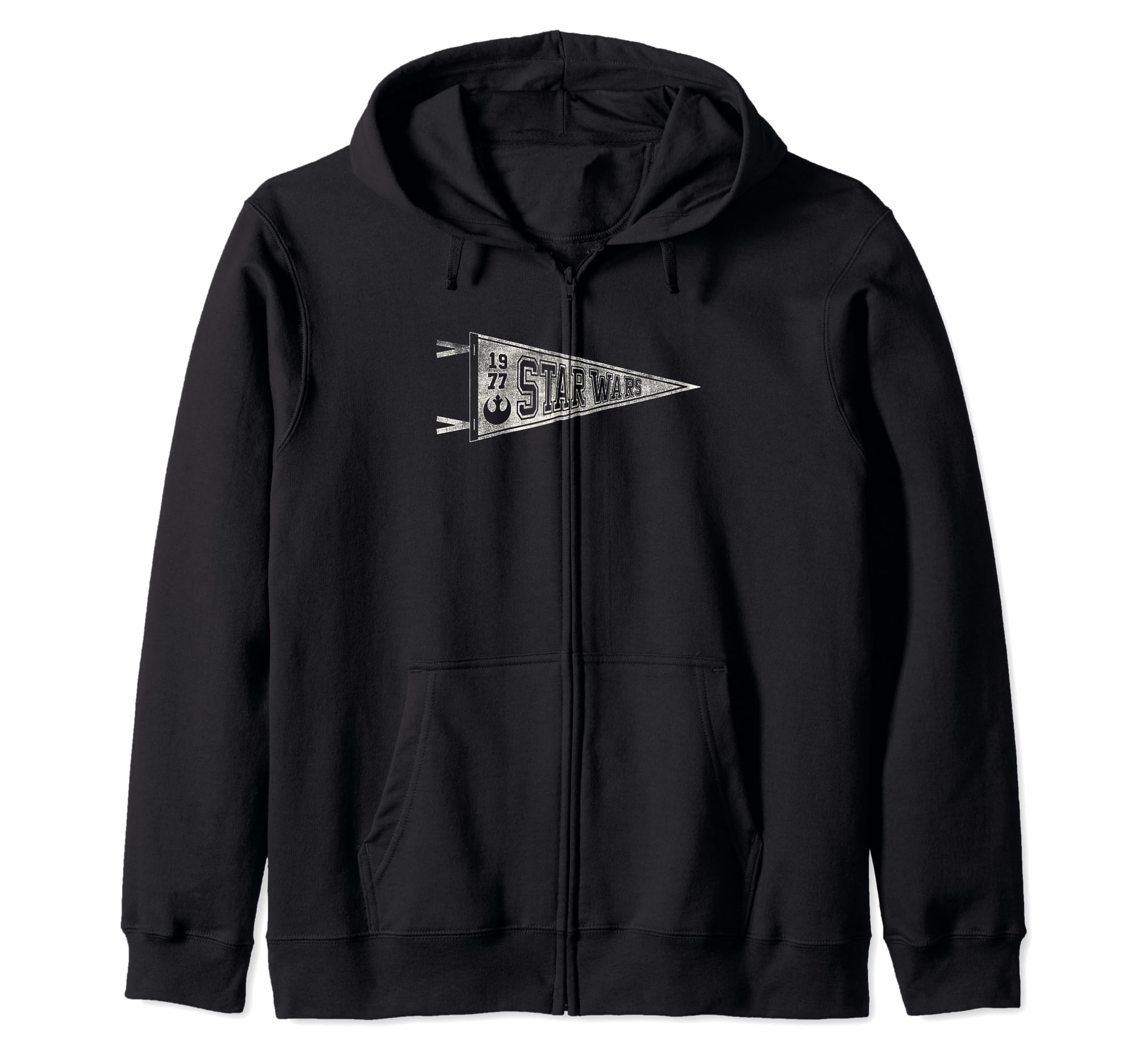 Star Wars 1977 Rebel Star Wars College Banner Zip Hoodie