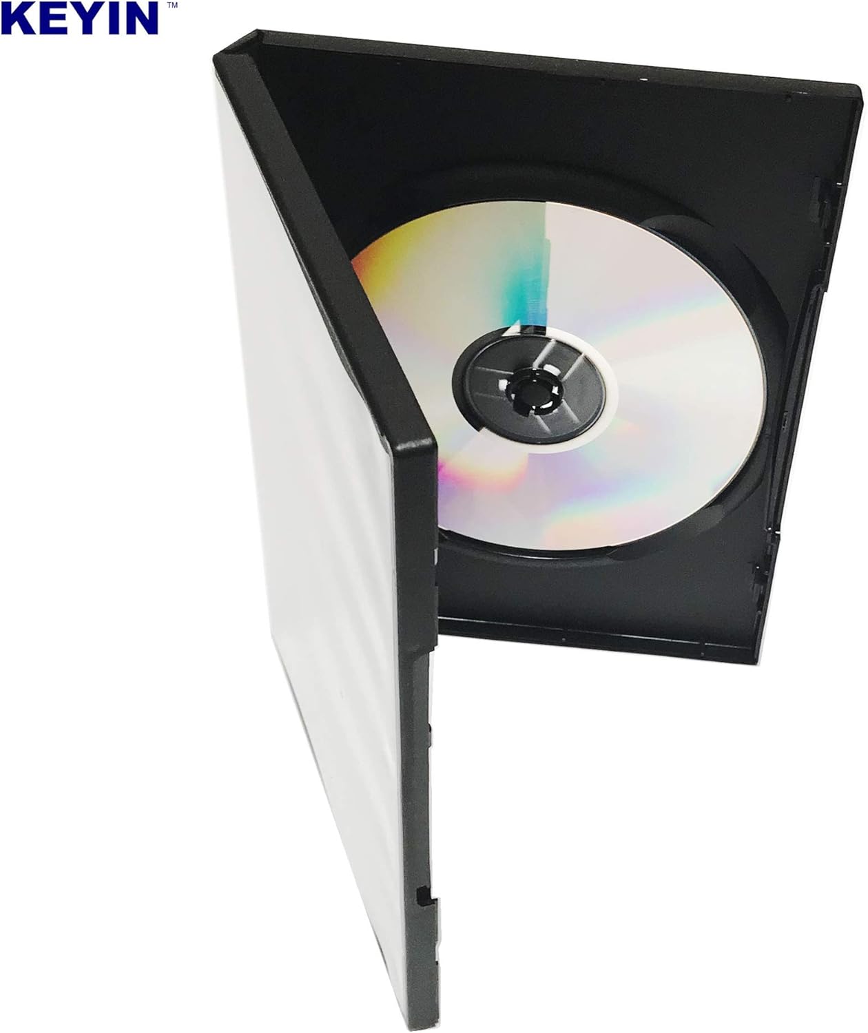 KEYIN Standard Black DVD Case - Premium, 25 Pack: Computers & Accessories