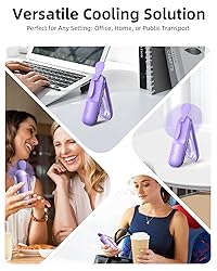 Cutnut Portable Handheld Fan, 3-Speed Foldable Mini