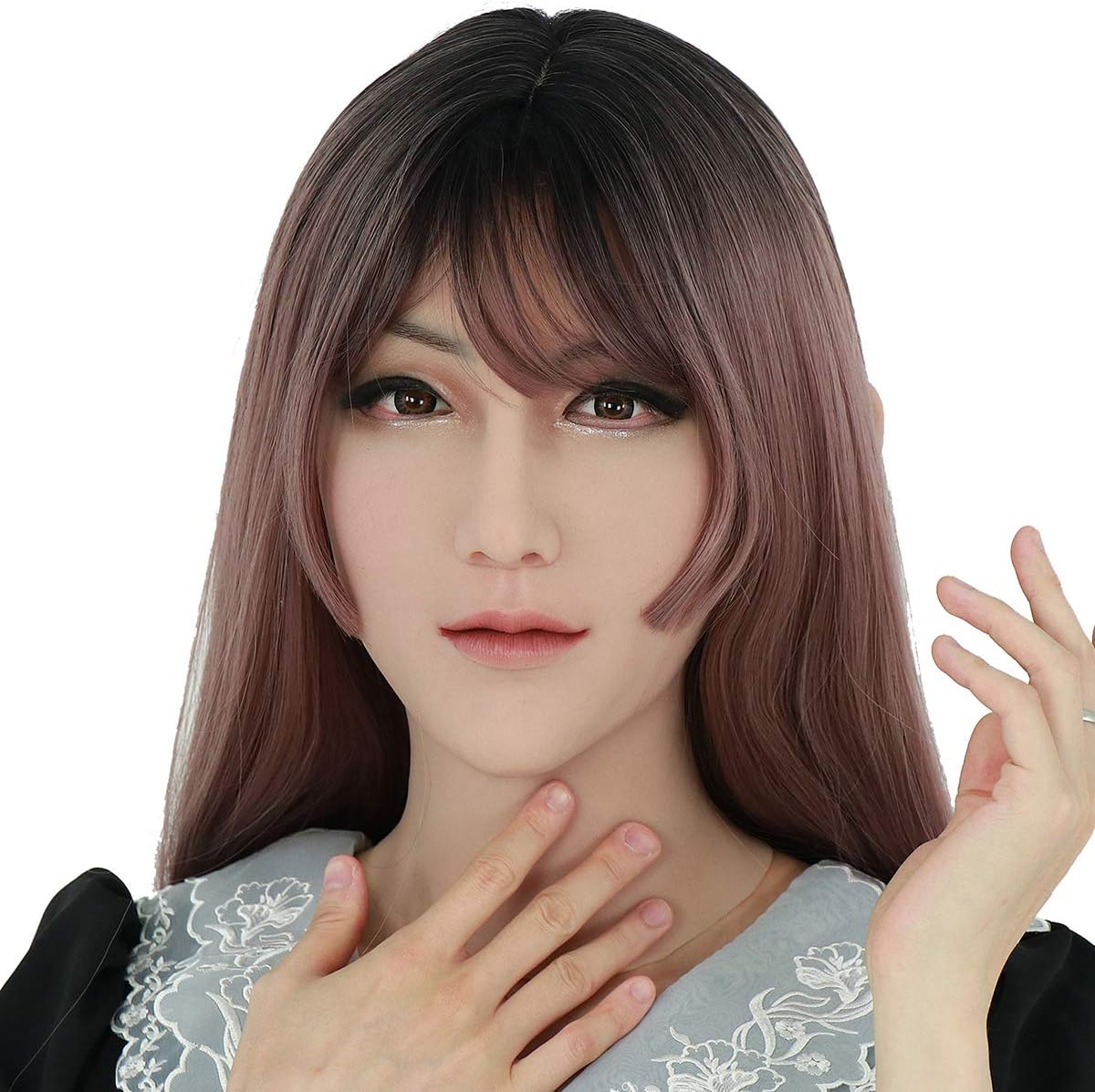 Realistic Mask for Crossdress Cosplay Movie Play
