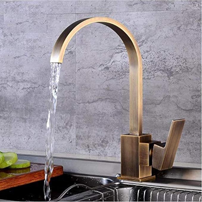 Grifo De Cocina Grifo De La Cocina De Porcelana Cepillada Antigua