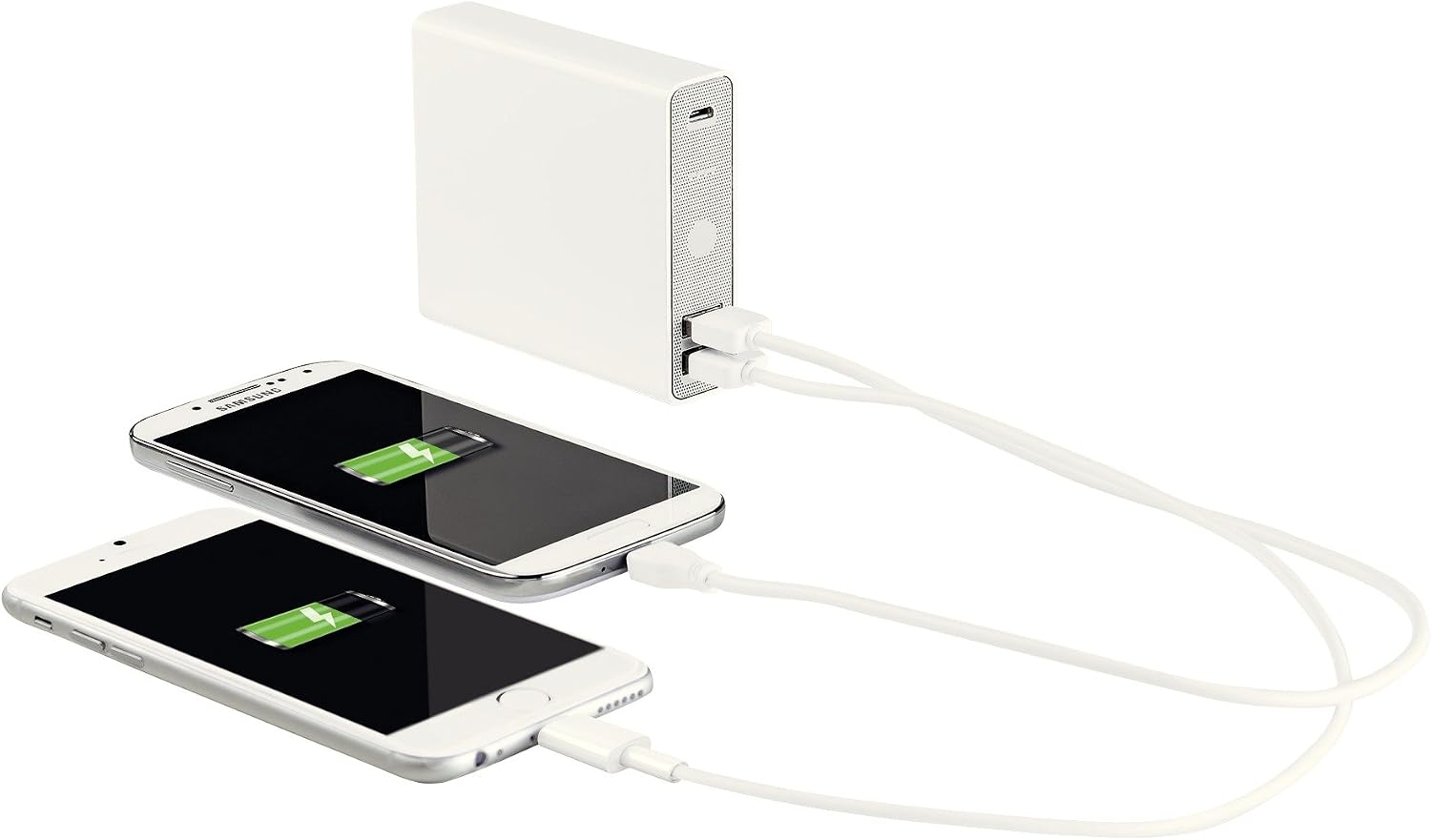 Leitz 2 Port USB Power Bank with USB Cable, Complete Range 65280001 - White - Image 5