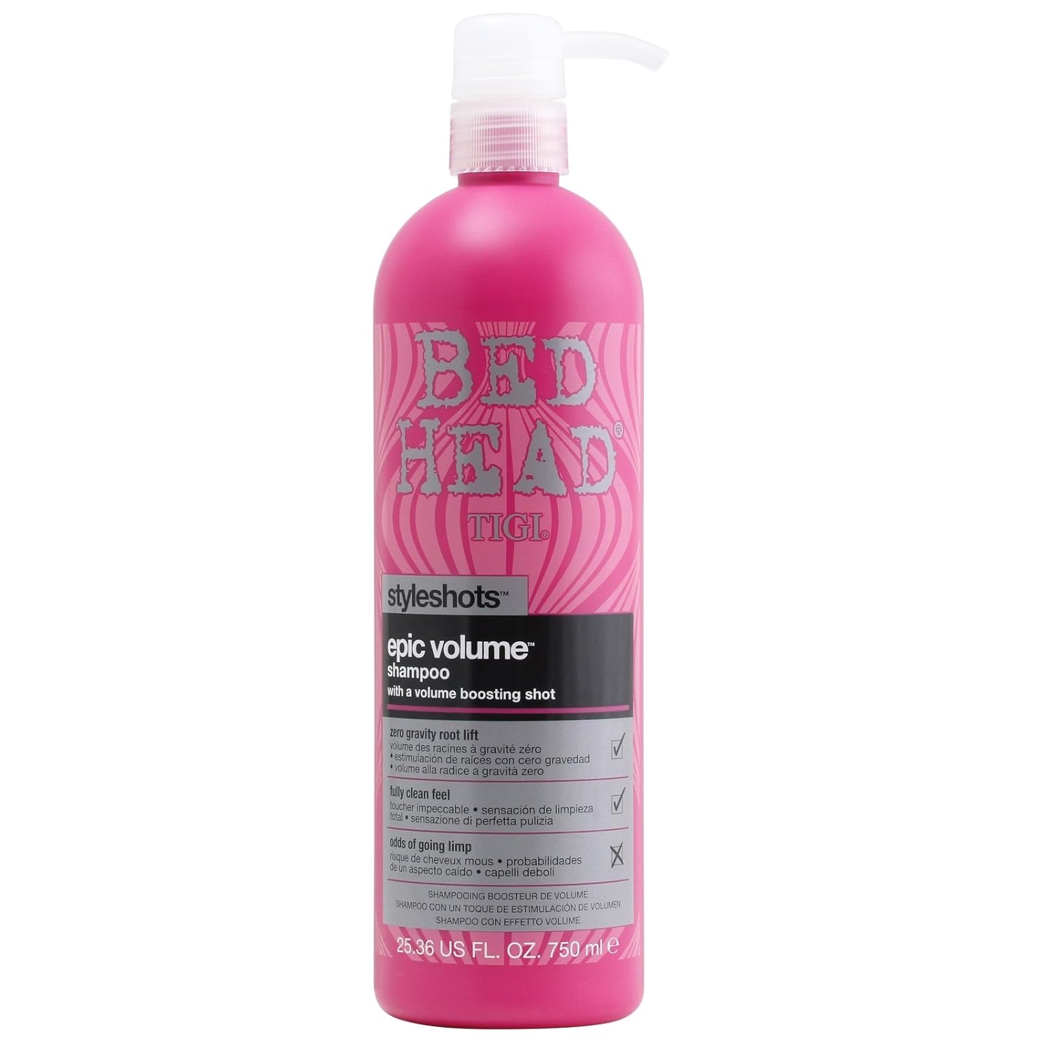 Buy TIGI Bed Head Styleshots Epic Volume Shampoo 25.36 Ounce Online at