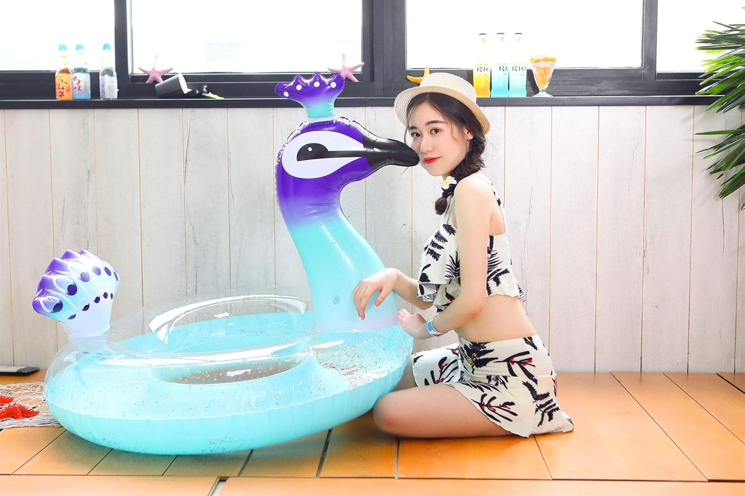 blow up peacock