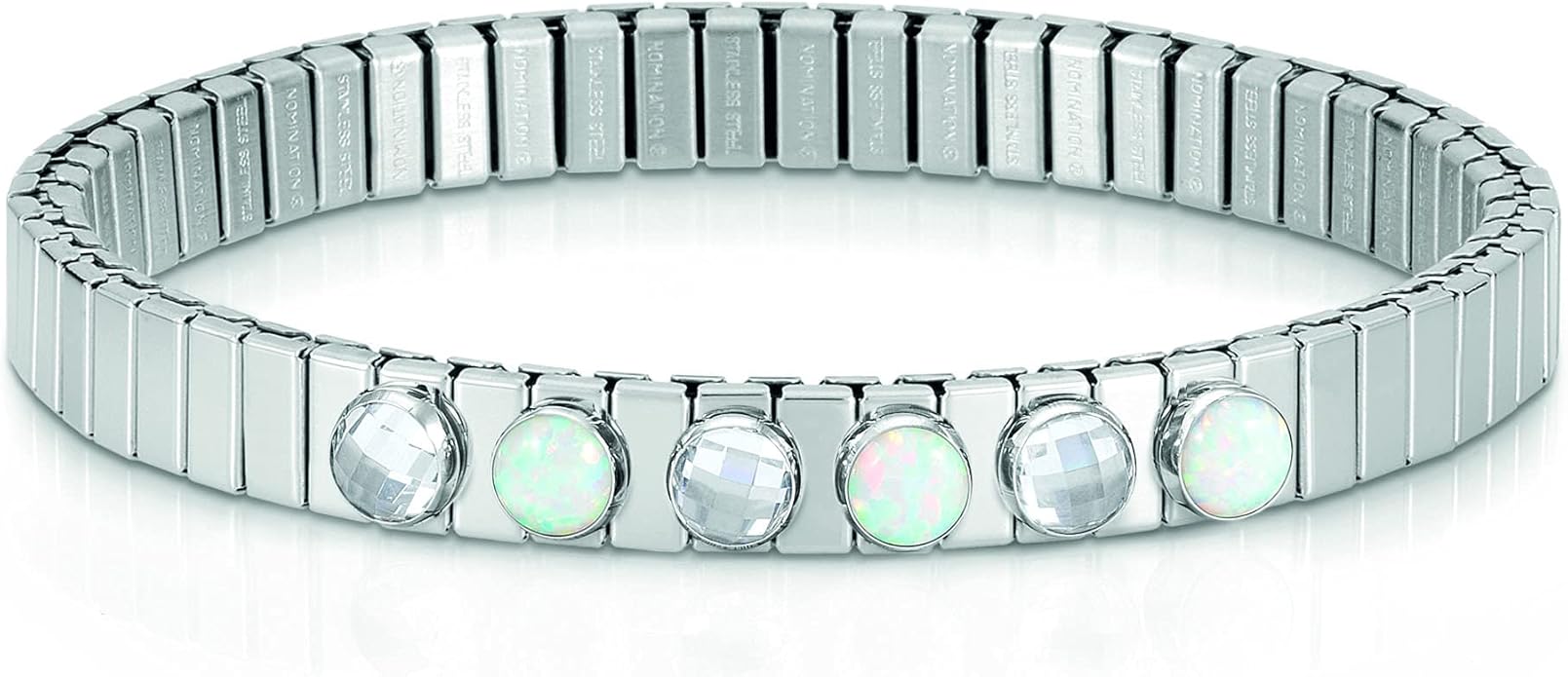 Nomination Extension Bracelet with Cubic Zirconia and White