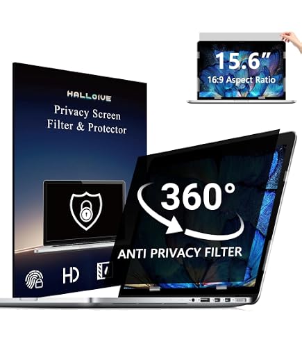 Sharp SightPro 15.6 Inch 16:9 Laptop Privacy Screen Filter - Computer ...