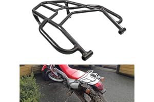 COPART Motorcycle Rear Luggage Rack with Hand Grip Rail Bar Replacement for Honda CRF250L CRF250M CRF250 Rally 2012-2021 (Bla