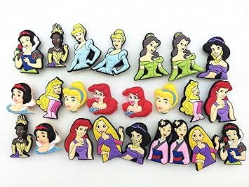 disney princess croc charms