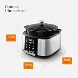 Tower Good Food Electrical Dutch Oven 12 Presets 1500W Black Stainless view 6
