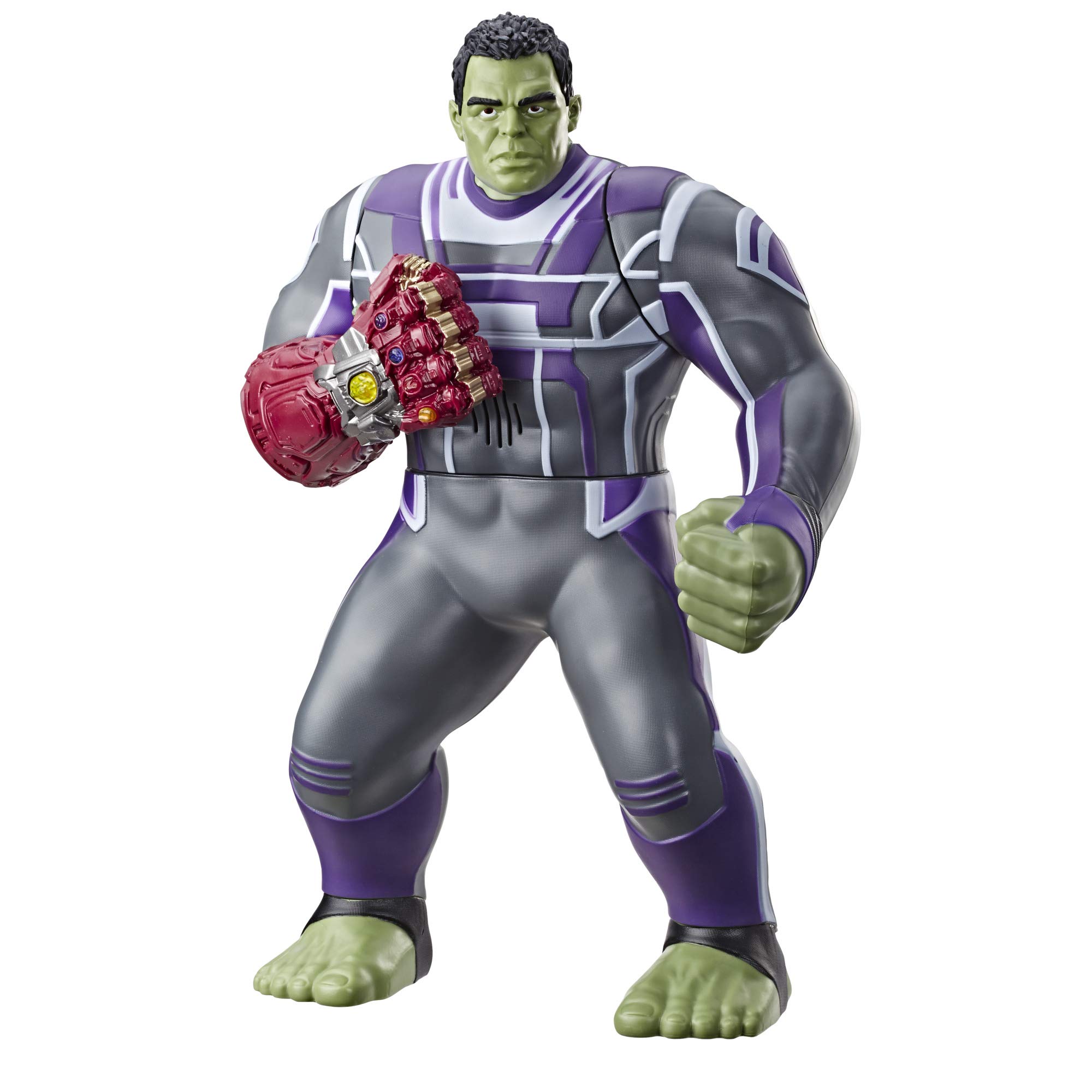 Marvel Avengers Endgame Power Punch Hulk 35 cm-Scale Action Figure Toy Featuring 20 plus Sounds and Phrases