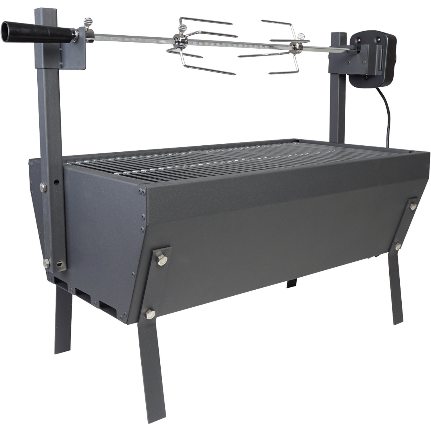 Titan Attachments Small Rotisserie Chicken Roaster Grill 28" Spit Rod