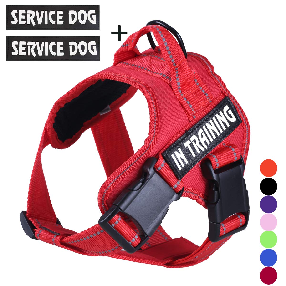 7 Color, XSXXL Breathable and Adjustable Pet Vest with Handle Quick Fit&Easy Control Dog