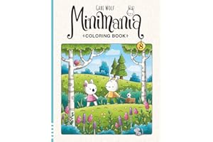 Minimania Volume 8 - Coloring Book with little cute Wonder Worlds