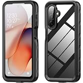 Lunivop Compatible with Samsung Galaxy A17 5G Case 6.7'' 2025 Waterproof Dustproof【IP68 Underwater】 Diving Swim Clear Built-in Screen Protection Lanyard 【Military Grade Full Body】 Phone Cases