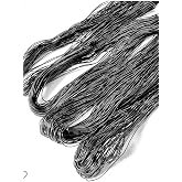 Black African Anango Hair Thread/Fil Anango/Nigeria Rubber Thread/Owu Isi/Irun Kiko (Lot of 4)