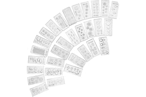 SING F LTD 30 Style Durable 3D Acrylic Mold for Nail Art DIY Decoration Design Silicone