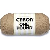 Caron One Pound Solids Yarn, 16oz, Gauge 4 Medium, 100% Acrylic - Lace - For Crochet, Knitting &amp; Crafting ( 1 Piece )