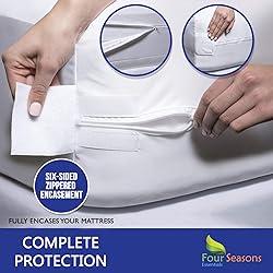Full Size Zippered Mattress Protector - Waterproof