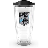 Tervis MLS Minnesota United FC - Primary Logo Made in USA Double Walled Insulated Tumbler Travel Cup Keeps Drinks Cold & Hot, 24oz, Classic