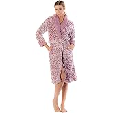 Casual Nights Women's Long Fleece Plush Robe Soft Feeling Bathrobe