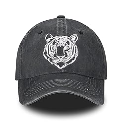 Tiger Embroidered Baseball Cap for Women Men Animal
