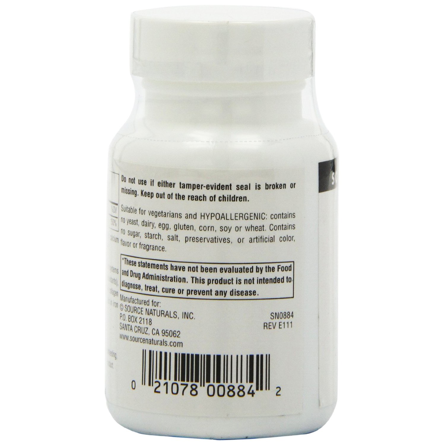Copper Sebacate 60 Copper Sebacate 60 tablets Source Naturals 120