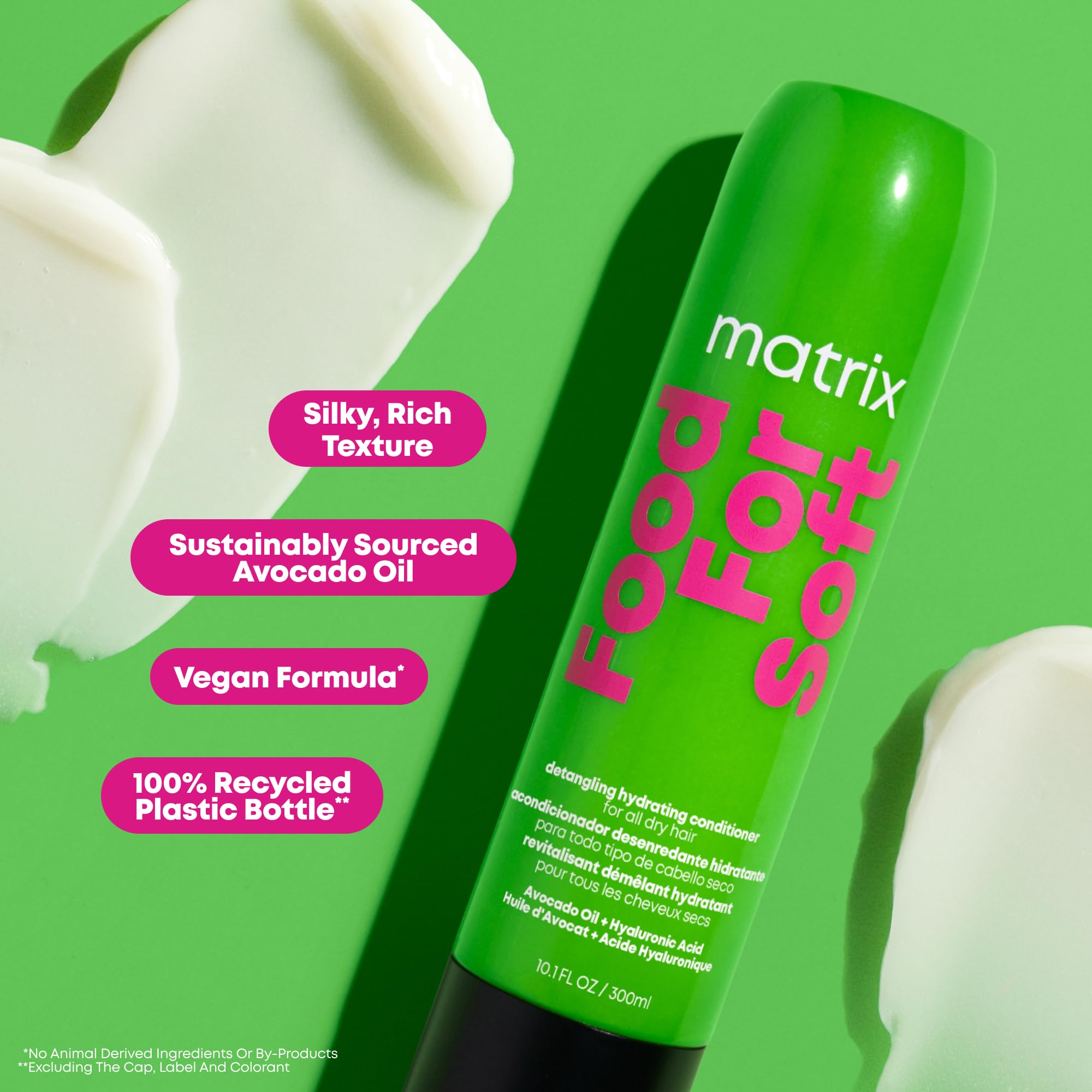 MATRIX Food For Soft Conditioner For Dry and Brittle Hair - Moisturizes, Softens & Smooths, With Avocado Oil & Hyaluronic Acid, Vegan
