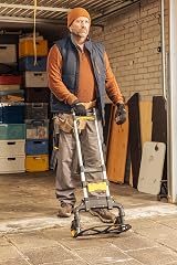 Stanley Folding Hand Truck 70 kg Capacity & Basket Holder 127mm Wheels view 8