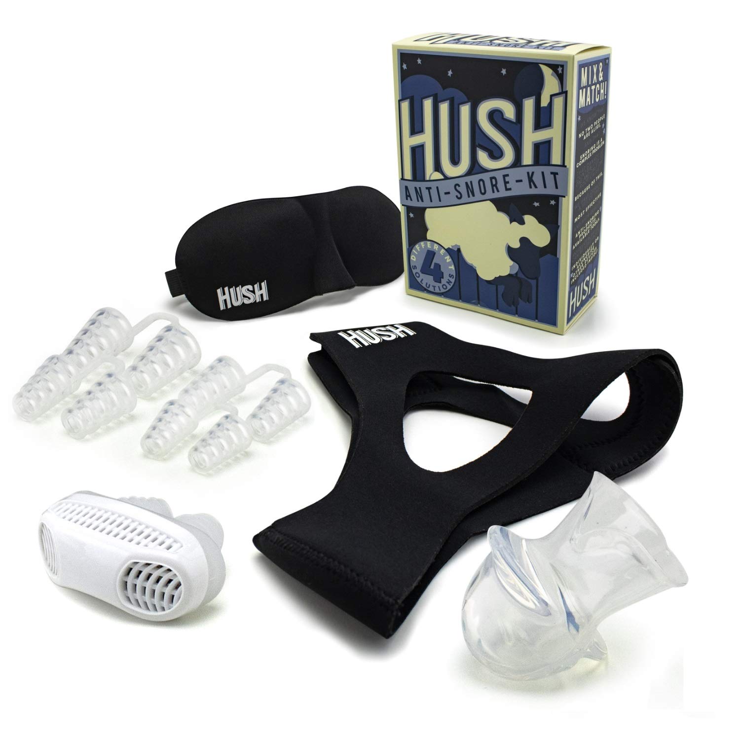 Buy HUSH Sleep Solutions Hush Ultimate Anti Snoring Devices Kit Four