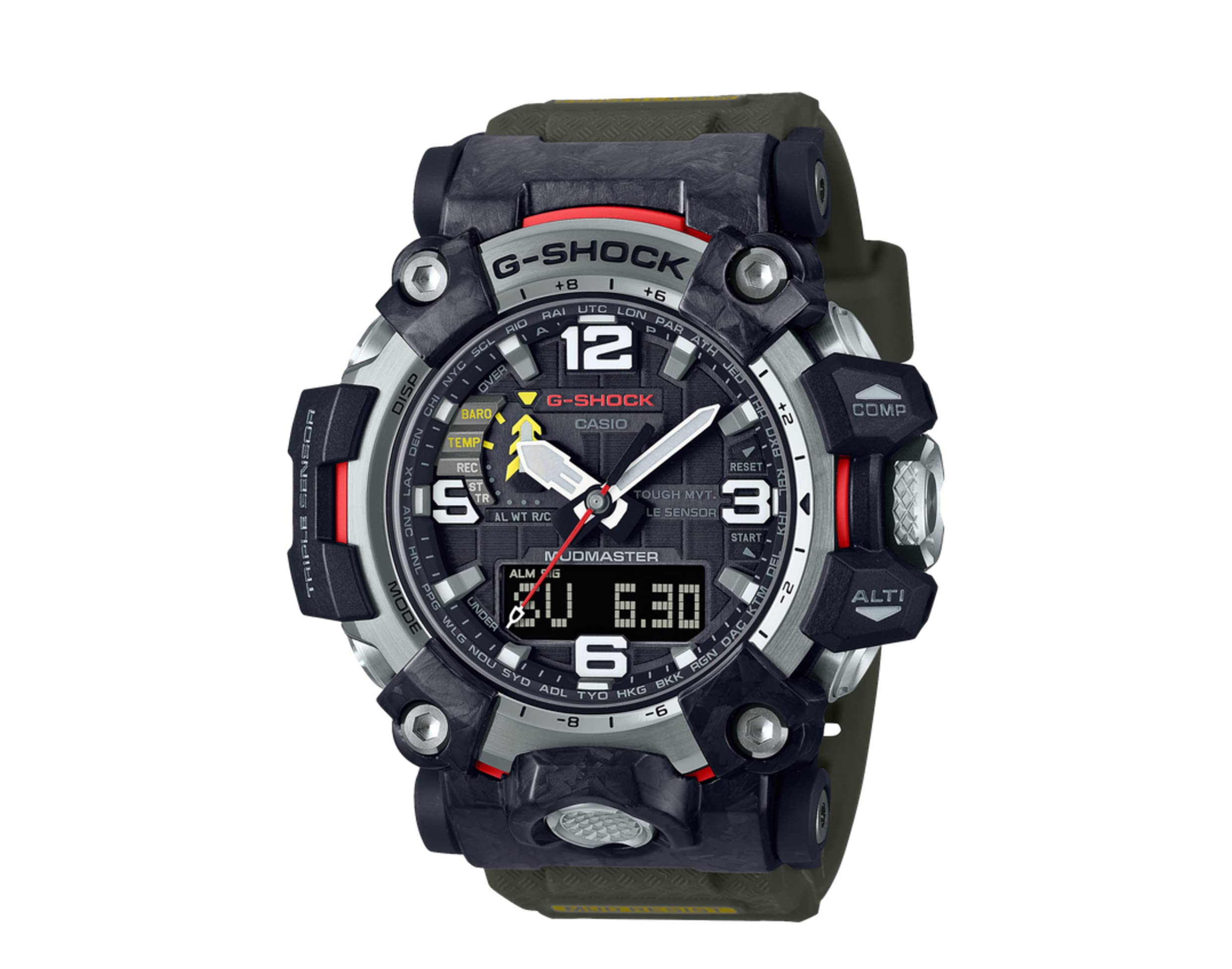 Mua Men New Thinner Carbon Mudmaster Watch, Solar Green trên Amazon Mỹ