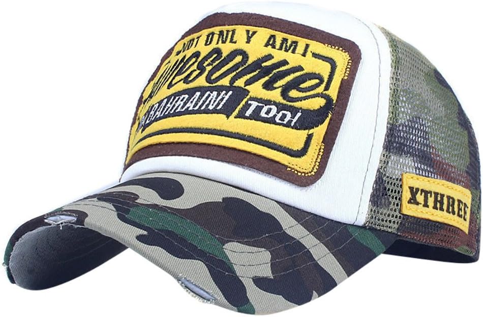 Embroidered Summer Cap Mesh Hats for Men Women Casual Hats Hip Hop Baseball Caps