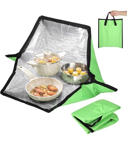 Solar Stove Portable Stove Solar Oven - Solar Cooker For Outdoor Cooking With 5L