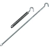 HAPPIJAC Lippert Replacement Standard Threaded Turnbuckle with 24" Hook for Truck Camper Tie-Down, Fully Adjustable Tension 21" to 33.5" Reach for Maximum Stability - FM-TBR