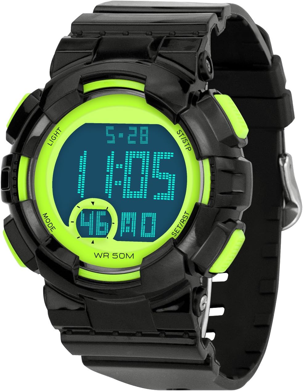 7 Colors Kids Sports Watches Children for Girls Boys Waterproof Military Dual Display LED Kids Watch