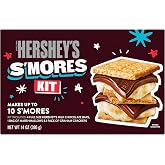 HERSHEY'S S'mores Kit Box, 14 oz | Hershey Milk Chocolate Candy Bars, Marshmallows and Graham Crackers in One Kit, Great for Campfires and Indoor S'mores, 14 oz