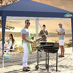 COBIZI 10x10 Ez Pop Up Canopy Tent, UPF