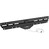 VIVO Black TV Wall Mount for 37 to 80 inch Screens | No-Stud Adjustable VESA TV Bracket | Thin, Low Profile, Tilt (MOUNT-NS80A)