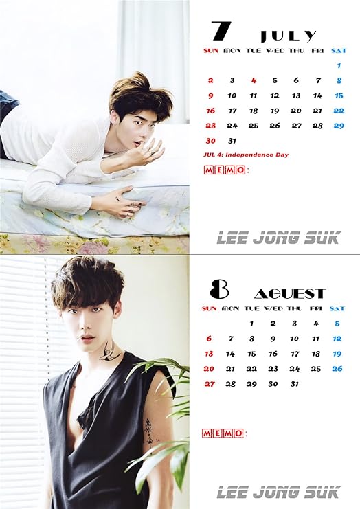 Amazon Com Fanstown Lee Jong Suk 2020 Collective Edition Desk