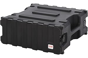 Gator Cases Pro Series Rotationally Molded 4U Rack Case with Standard 19" Depth, Made in USA (G-PRO-4U-19)